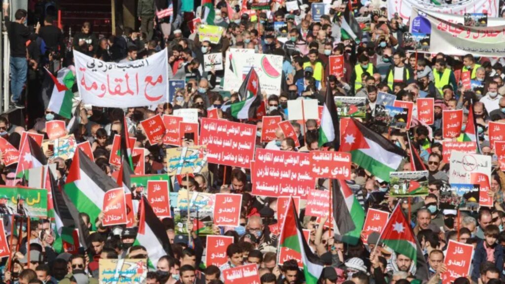 Hundreds protest in Jordan against water-energy deal with Israel