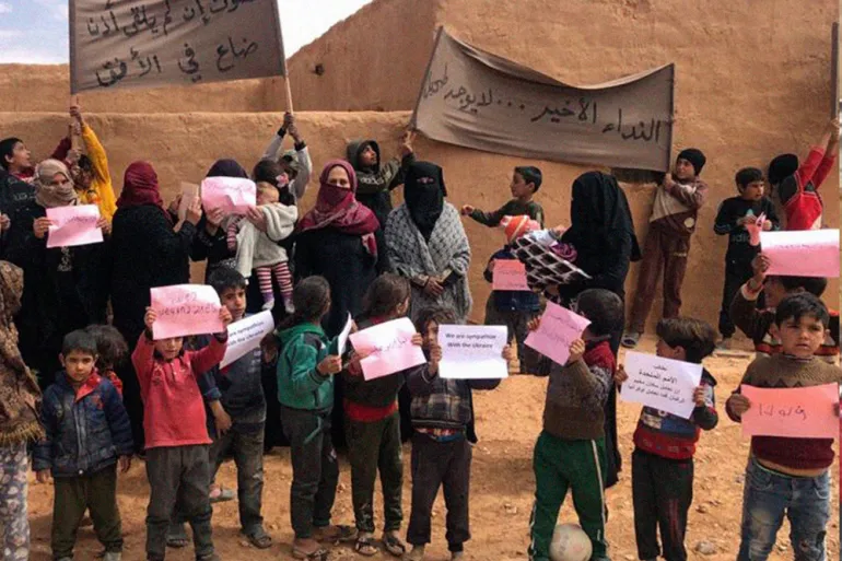 Syrians struggle to survive in ‘no man’s land’ desert camp